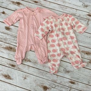 2 piece baby footies